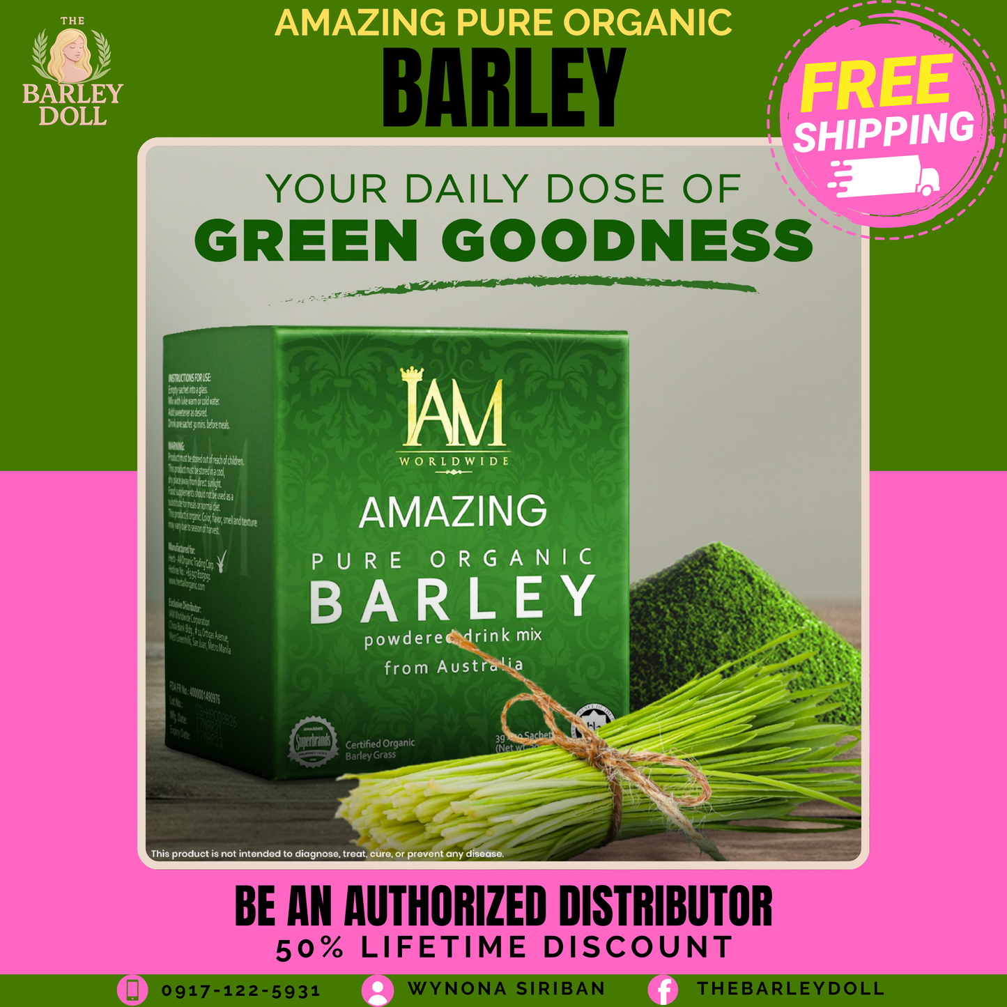 AMAZING Pure Organic Barley