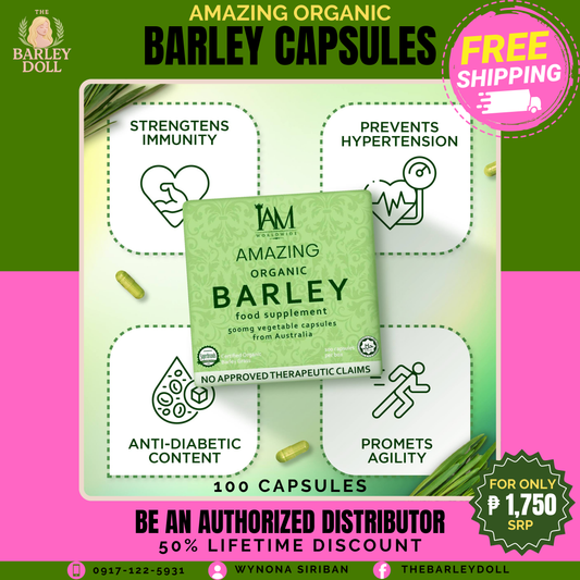 Amazing Organic Barley Capsules